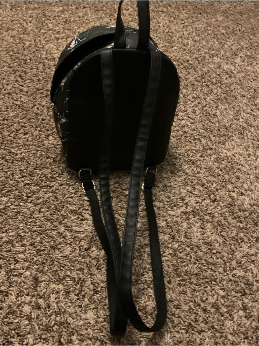 Black Character Mini Backpack - Picture 3 of 4